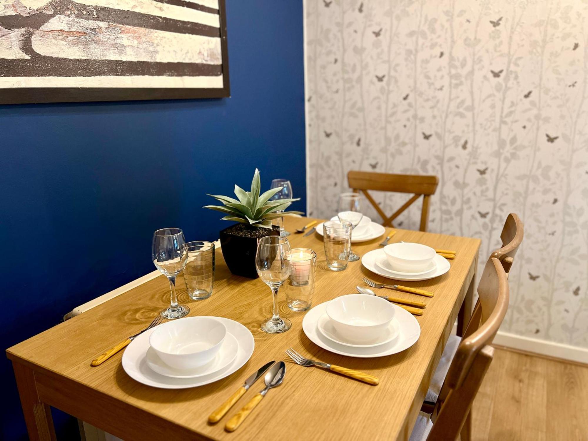 格拉斯哥Ground Floor Flat With Free Parking & Wifi公寓 外观 照片